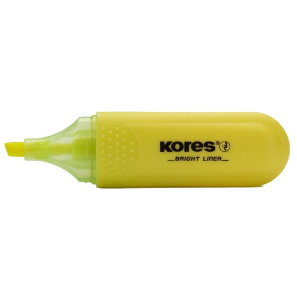 Textmarker 'BRIGHT LINER', Farbe: gelb Kores TM36101 (9023800361011)