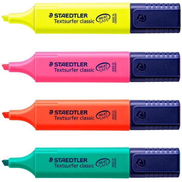 Textmarker 'Textsurfer Classic', gelb STAEDTLER 364-1 (4007817304679)