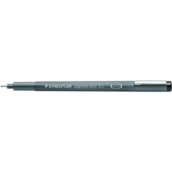 Pigmentliner, schwarz, Strichstärke: 0, 1 mm STAEDTLER 308 01-9 (4007817330395)