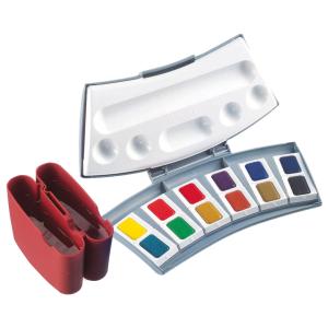 Studien Aquarell-Malkasten 725 D/ 12, 12 Farben Pelikan 400142599 (4012700721884)