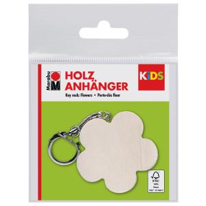 KiDS Schlüsselanhänger 'Blume', aus Holz Marabu 0317000000031 (4007751745668)