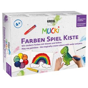 Aquarellmalstifte 'MUCKI', Farben Spiel Kiste Set KREUL 29104 (4000798126391)