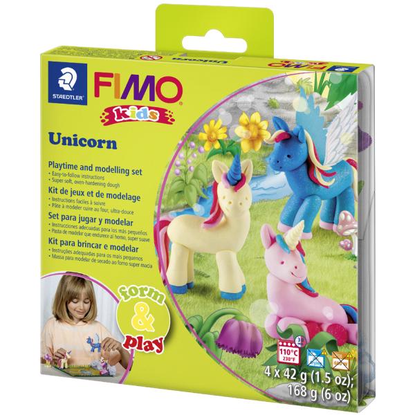 Staedtler Modelliermasse Fimo Kids Unicorn Mehrfarbig 8034 19 LY (4007817037317)