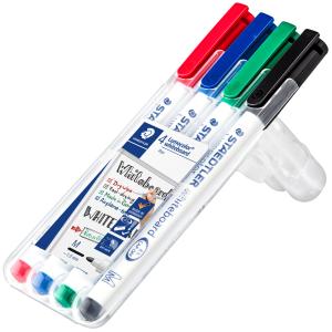Staedtler Pen Whiteboard-marker Farbsortiert 1,0 Mm, 4 St. 301WP4 (4007817301449)