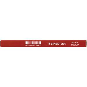 Zimmermannsbleistift 'medium', oval, rotbraun STAEDTLER 148 40 (4007817148013)