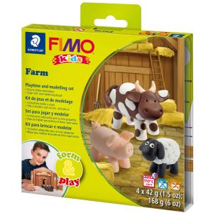 kids Modellier-Set Form & Play 'Farm', Level 1 FIMO 8034 01 LY (4007817806005)