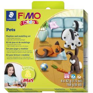 kids Modellier-Set Form & Play 'Pet', Level 1 FIMO 8034 02 LY (4007817806029)