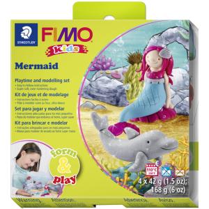 STAEDTLER FIMO Spiel- und Modellierset kids Form&Play Meerjungfrau Level 3