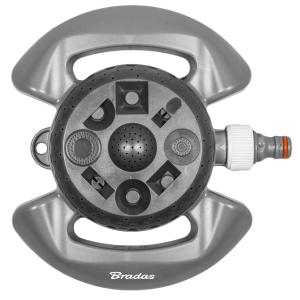 Rasensprenger WHITE LINE, 8 Funktionen, grau Bradas WL-Z15 (5907544415510)