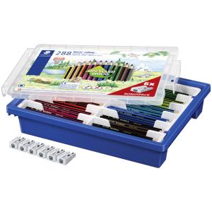 Staedtler Noris Colour 185 Buntstifte Farbsortiert, 288 St. 185 G288 (4007817185148)