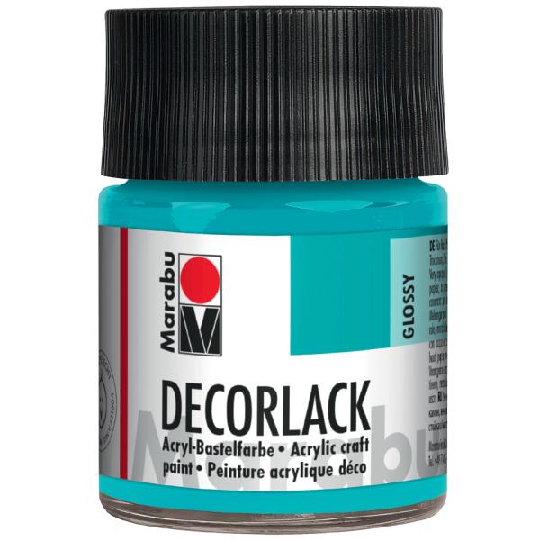 Acryllack 'Decorlack', schwarz, 50 ml, im Glas Marabu 11300005073 (4007751098085)