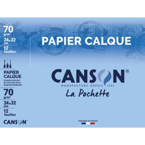 Transparentpapier, satiniert, DIN A4, 90 g/ qm CANSON C200017154 (3148950171542)