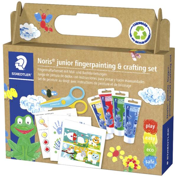 Kreativset Noris junior mit Fingerfarbe, 6-teilig STAEDTLER 61 C2 (4007817101537)