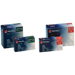 Heftklammern Nr. 25, verzinkt, Großpackung Rexel 05025 (5010255050250)