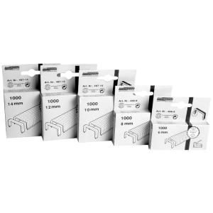 Heftklammern, 10 mm, verzinkt, 1.000 Stück BRÜDER MANNESMANN M 487-10 (4003315033035)