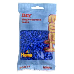 midi, pastell-blau, im Beutel Hama Bügelperlen 207-46 (0028178207465)