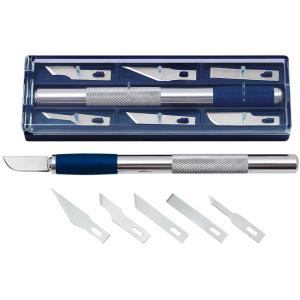 Hobbymesser, Länge: 150 mm, inkl. 6 Ersatzklingen WEDO 78 722 (4003801041186)