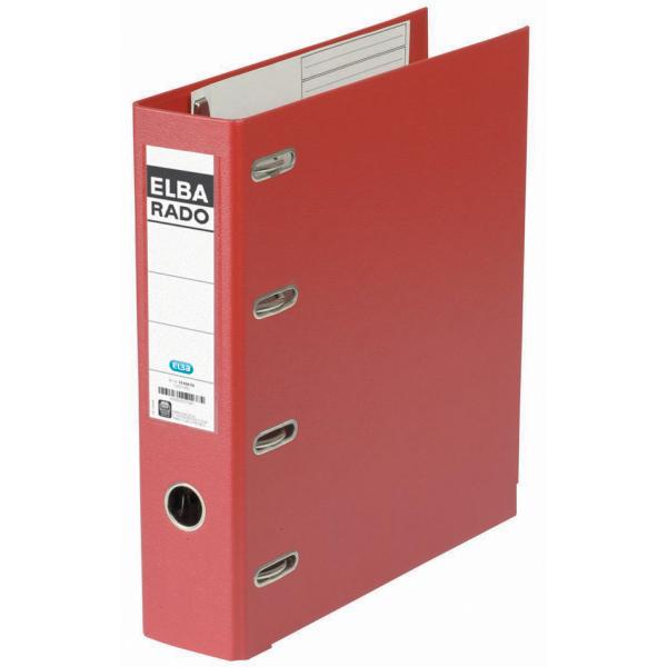 Doppelordner rado plast, Rückenbreite: 75 mm, rot ELBA 100551850 (4002030101685)