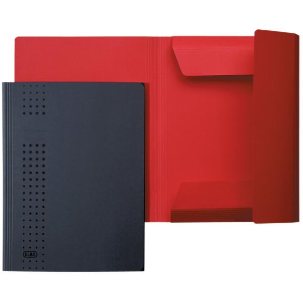chic-Sammelmappe aus Karton, A4, anthrazit ELBA 100091169 (4002030047792)