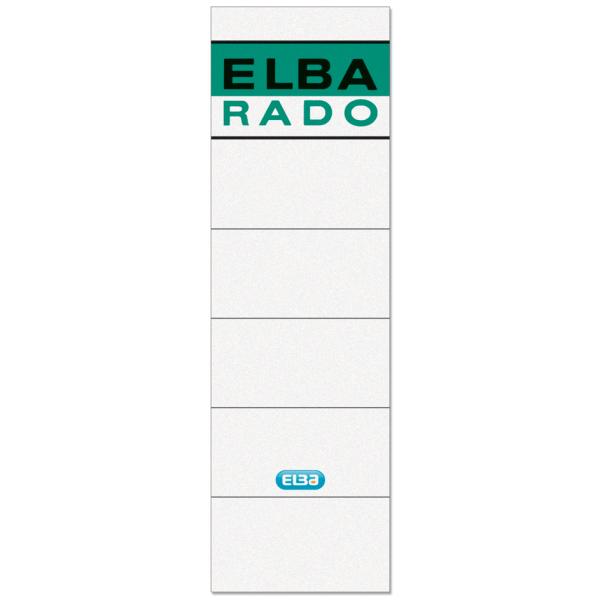 Ordnerrücken-Etiketten ' RADO' - kurz/ breit, rot ELBA 100420950 (4002030026568)