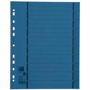 Trennblätter mit Perforation, A4 Überbreite, orange Oxford 400004669 (4002030013452)