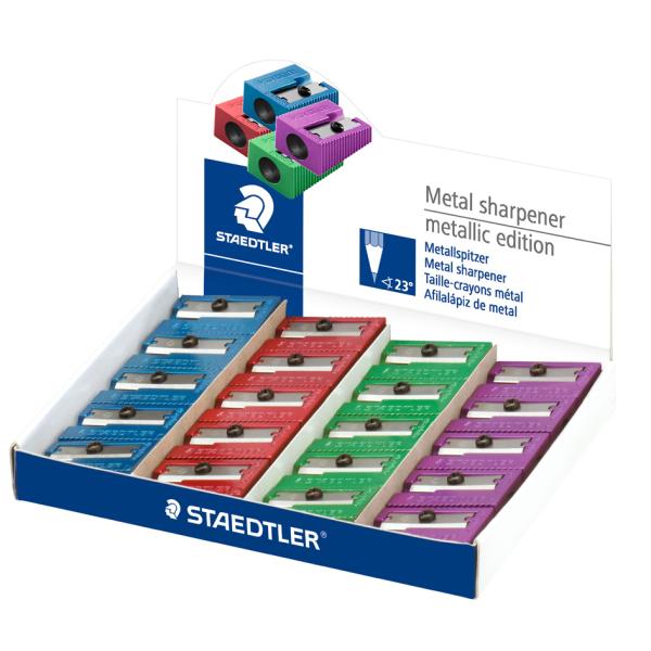 Spitzer Metallic, aus Metall, 20er Thekendisplay STAEDTLER 510 10 PR2 (4007817022931)