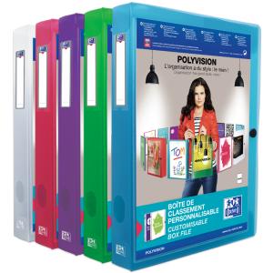 Sammelbox POLYVISION, A4, PP, Füllhöhe: 40mm, farblos Oxford 100200142 (3045050079337)