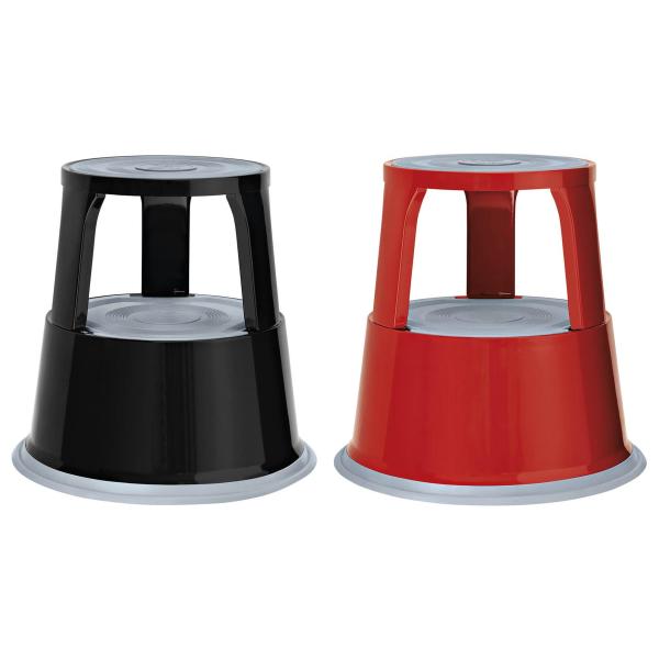 Rollhocker, aus Metall, lichtgrau / RAL 7035 WEDO 212 137 (4003801006383)