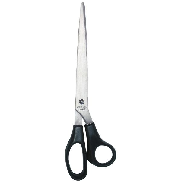 Edelstahl-Univeralschere, spitz, Länge: 210 mm, schwarz WEDO 977 8 N (4003801018751)
