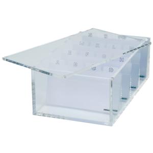Acryl Visitenkartenbox, glasklar, inkl. A-Z Register MAUL 19563-05 (4002390047111)