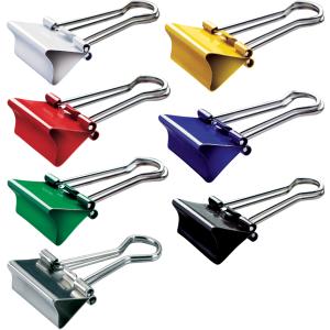 Foldback-Klammer, sortiert, (B)19 mm, Klemmweite: 7 mm MAUL 21319-99 (4002390035156)