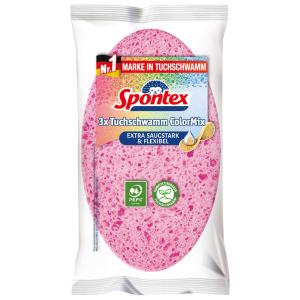 Tuchschwamm ColorMix, 3er Pack Spontex 19000022 (3384120226876)