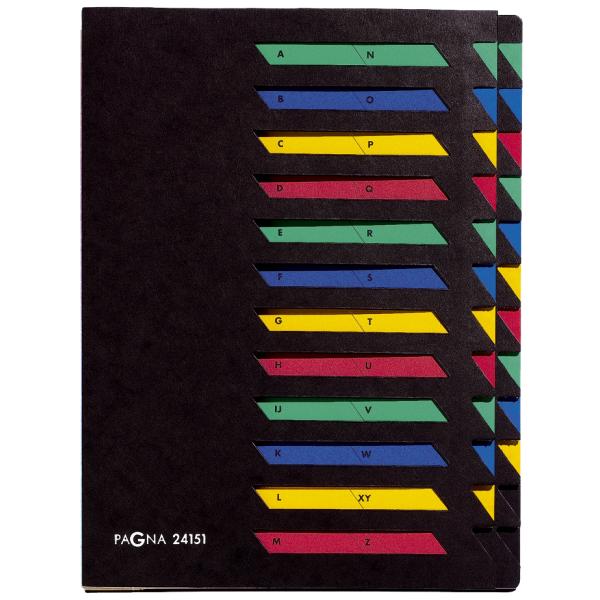 Ordnungsmappe DESKORGANIZER A-Z, 24 Fächer, schwarz PAGNA 24151-04 (4013951005273)