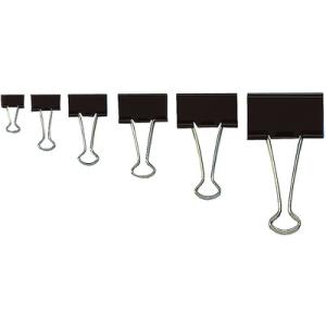 Foldback-Klammer, (B)25 mm, Klemmweite: 9 mm, schwarz WEDO 64 21425 (4003801019529)