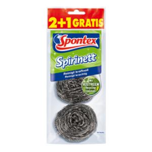 Edelstahl-Spirale Spirinett, 2+1 GRATIS Spontex 19331002 (4008600090984)