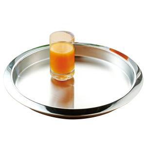 Serviertablett VENGA, rund, silber Esmeyer 307-009 (4007796048090)