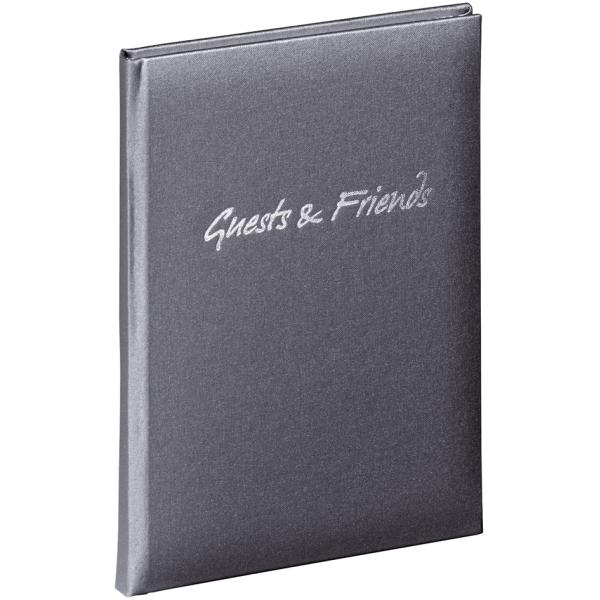 Gästebuch 'Guests & Friends', anthrazit, 144 Seiten PAGNA 30911-10 (4009212024848)