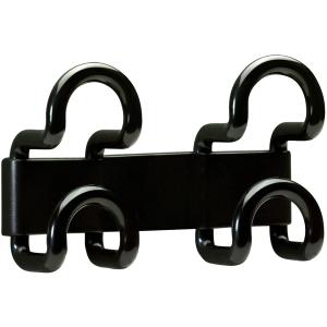 Wandgarderobe FIL, 2 Haken, schwarz UNiLUX 100340662 (3595560001385)