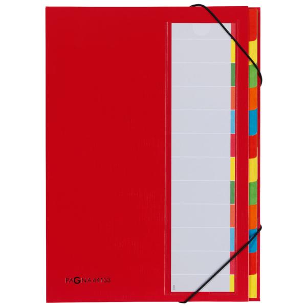 Ordnungsmappe DESKORGANIZER Color, 12 Fächer, schwarz PAGNA 44133-04 (4013951003347)