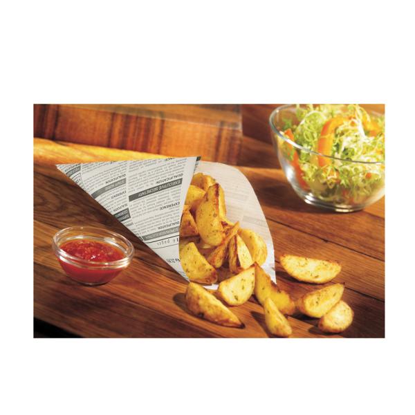 Spitztüte 'Newsprint', 270 x 190 x 190 mm PAPSTAR 86053 (4002911860533)