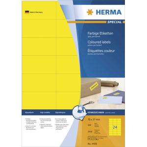 Universal-Etiketten SPECIAL, 105 x 148 mm, blau HERMA 4398 (4008705043984)