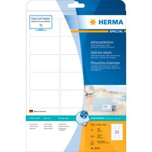 Inkjet-Etiketten SPECIAL, 97, 0 x 42, 3 mm, weiß HERMA 4823 (4008705048231)
