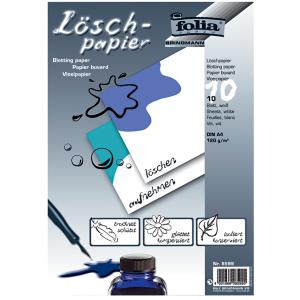 Löschpapier 120g qm DIN A4, 10 Blatt FOLIA 8599 (4001868085990)