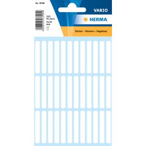 Vielzweck-Etiketten, 19 x 40 mm, weiß, Kleinpackung HERMA 3738 (4008705037389)