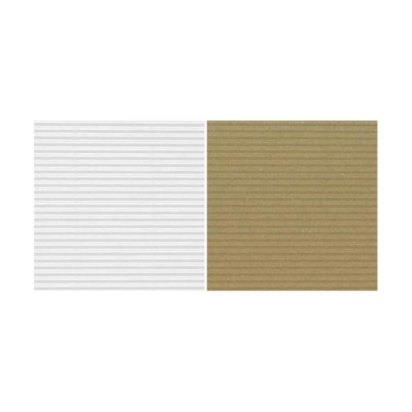 Bastelwellkarton, (B)500 x (H)700 mm, braun folia 741085 (4001868741858)