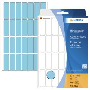 Vielzweck-Etiketten, 13 x 40 mm, blau, Großpackung HERMA 2363 (4008705023634)