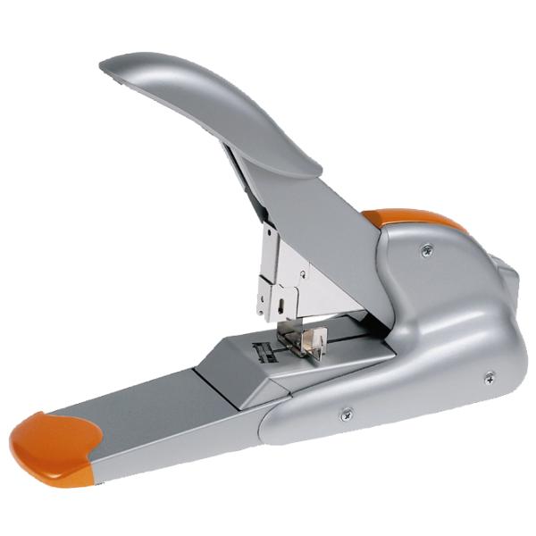 Blockheftgerät Supreme DUAX, silber/ orange Rapid 21698301 (7313466983019)
