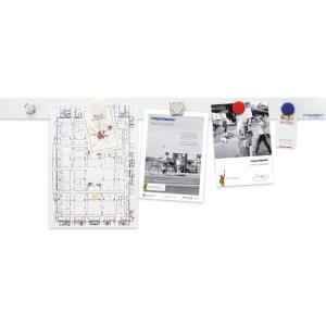 magnetowand-Leiste, ohne Magnete, 500 mm magnetoplan 16250 (4013695010625)