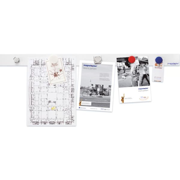 magnetowand-Leiste, ohne Magnete, 500 mm magnetoplan 16250 (4013695010625)