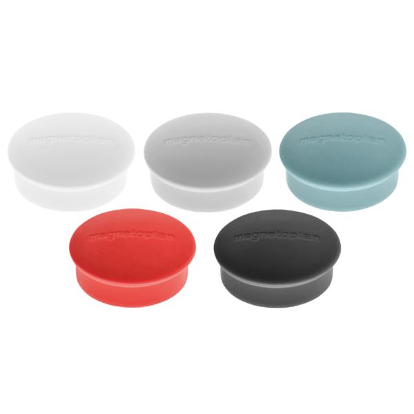 Discofix Rundmagnet 'mini', weiß magnetoplan 1664600 (4013695016344)